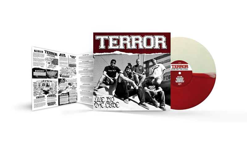 Terror "Live By The Code" LP Red White