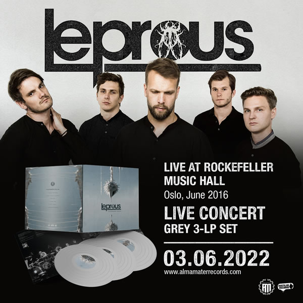 Leprous "Live at Rockefeller Music Hall"  Banner