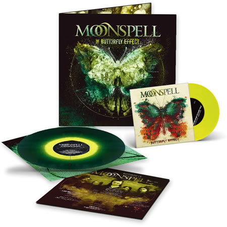 Moonspell "The Butterfly Effect (Ink Spot Green / Yellow)"