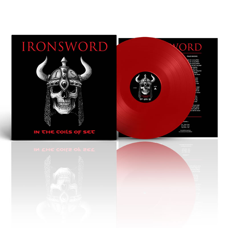 Ironsword "In The Coils of Set" LP Mock