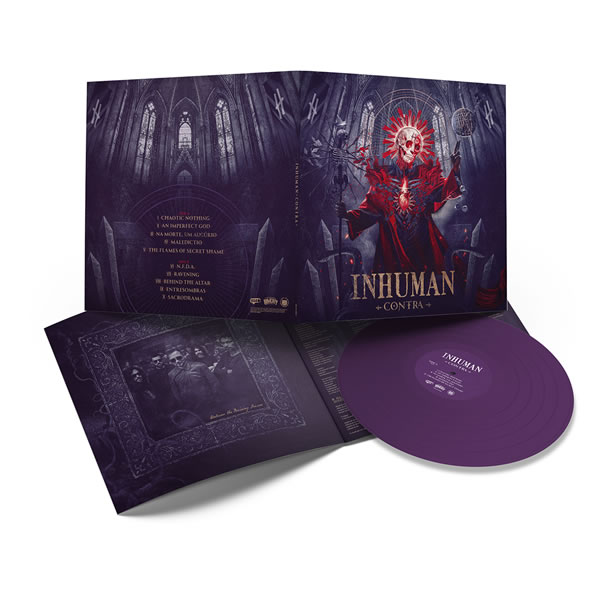 Inhuman "Contra" Purple LP Mock